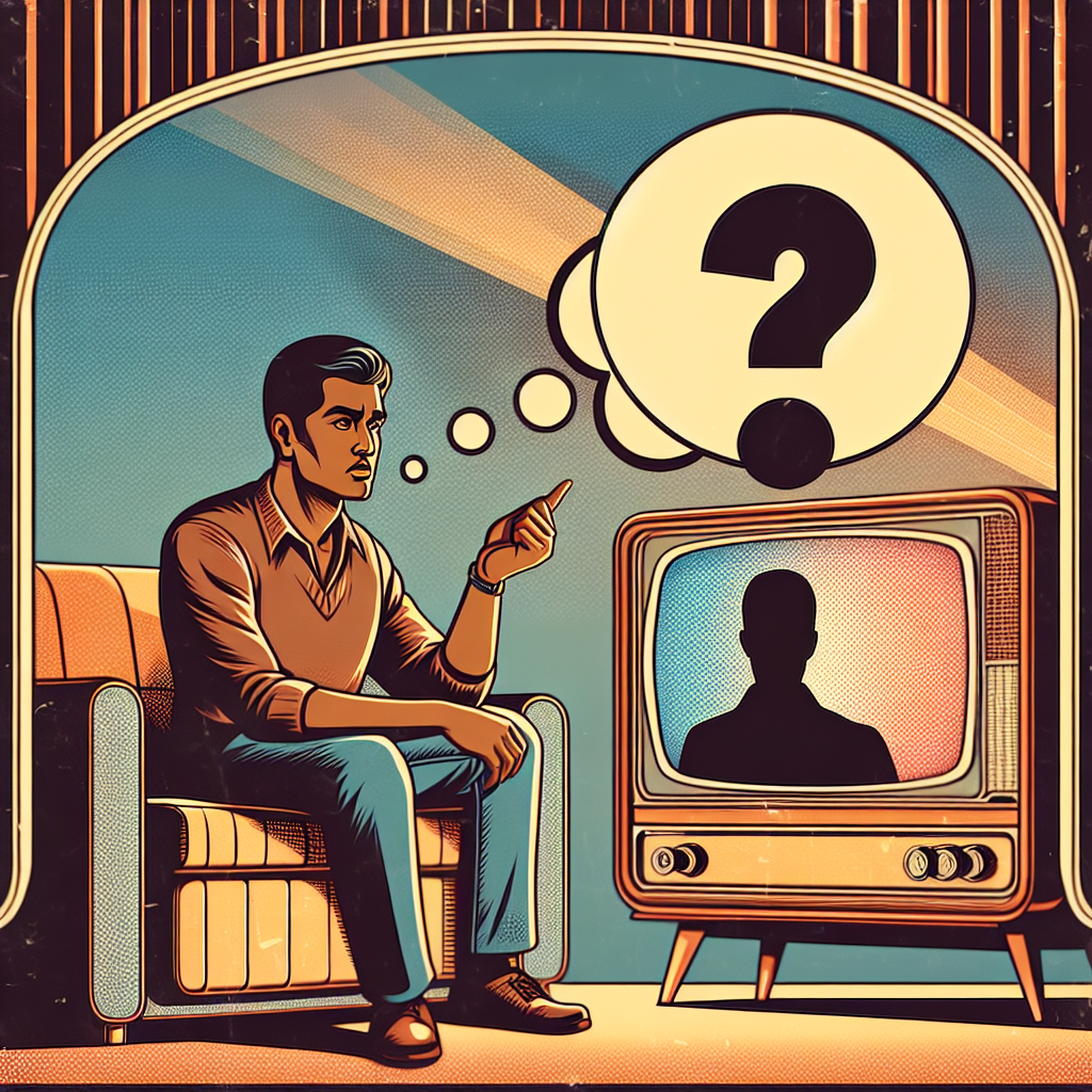 Person watching TV wondering if what they see is AI or real - Stranger Things deepfake speculation