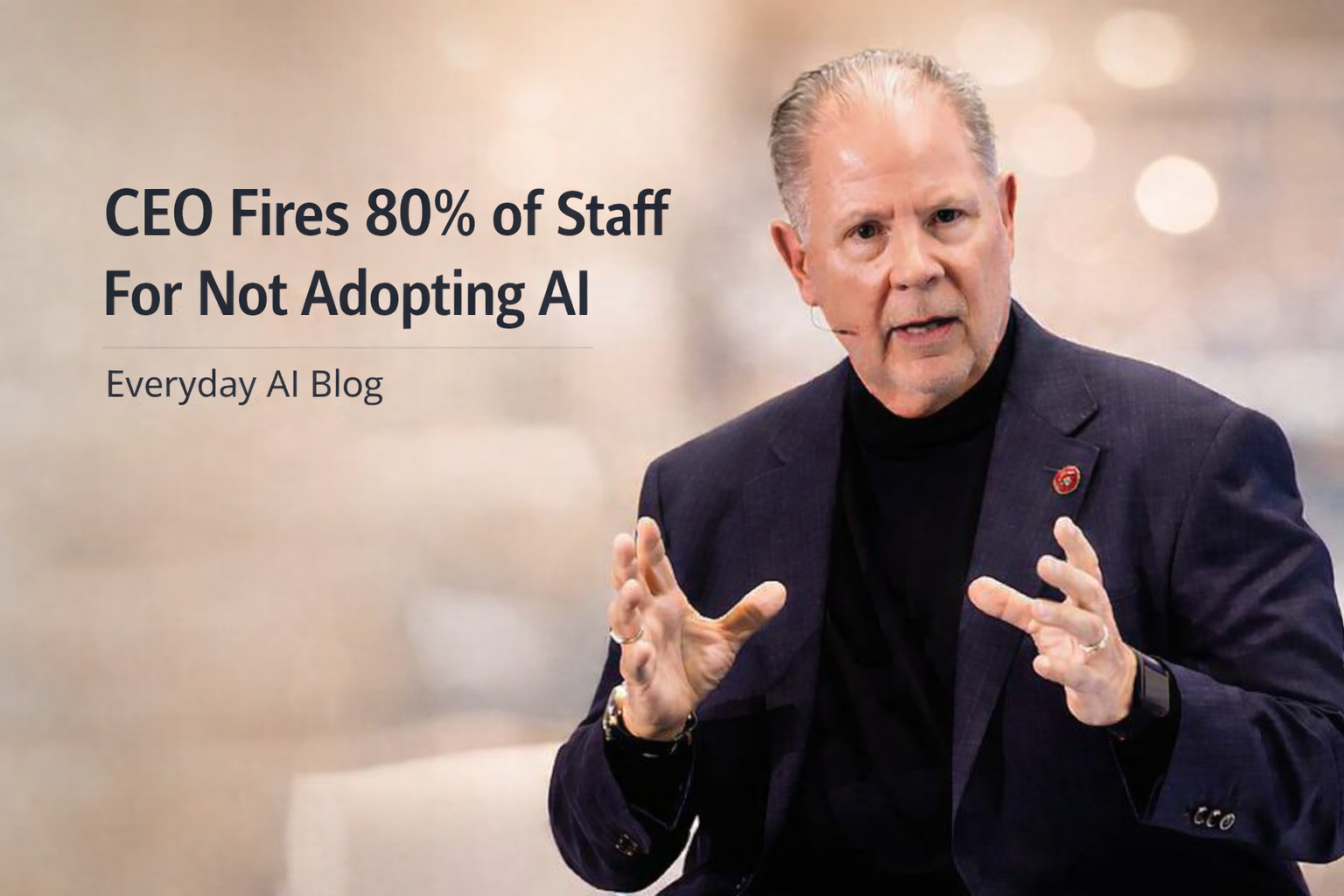 IgniteTech CEO Fired 80% of Staff for Resisting AI: What This Means for Your Job