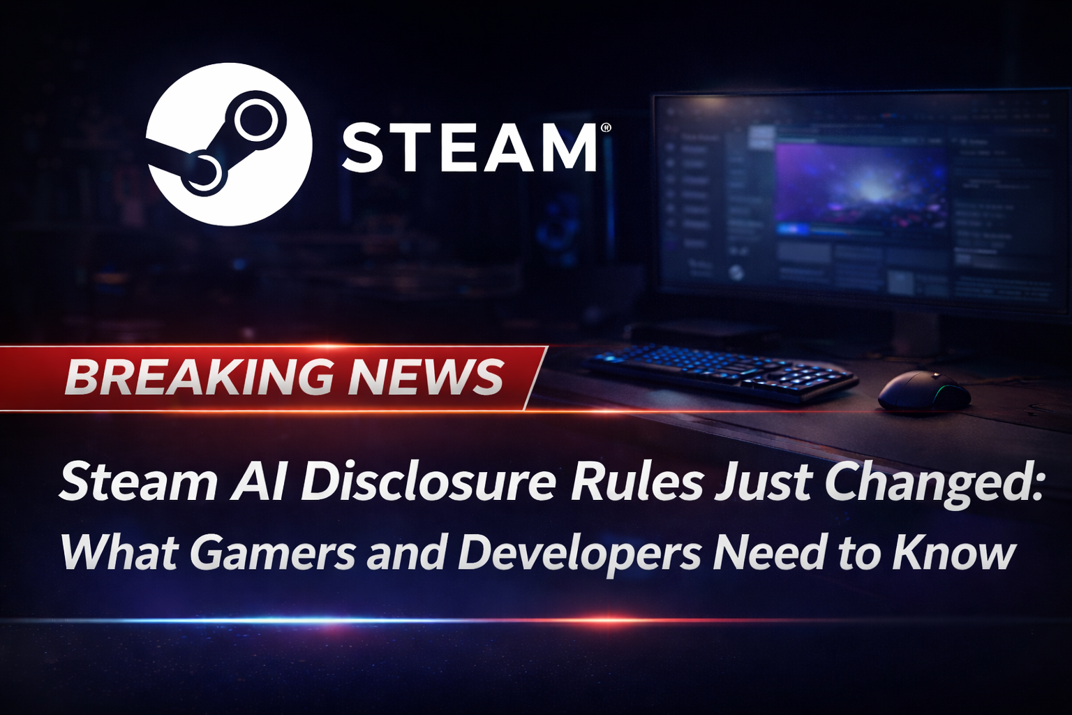 Steam AI Disclosure Rules Just Changed: What Gamers and Developers Need to Know
