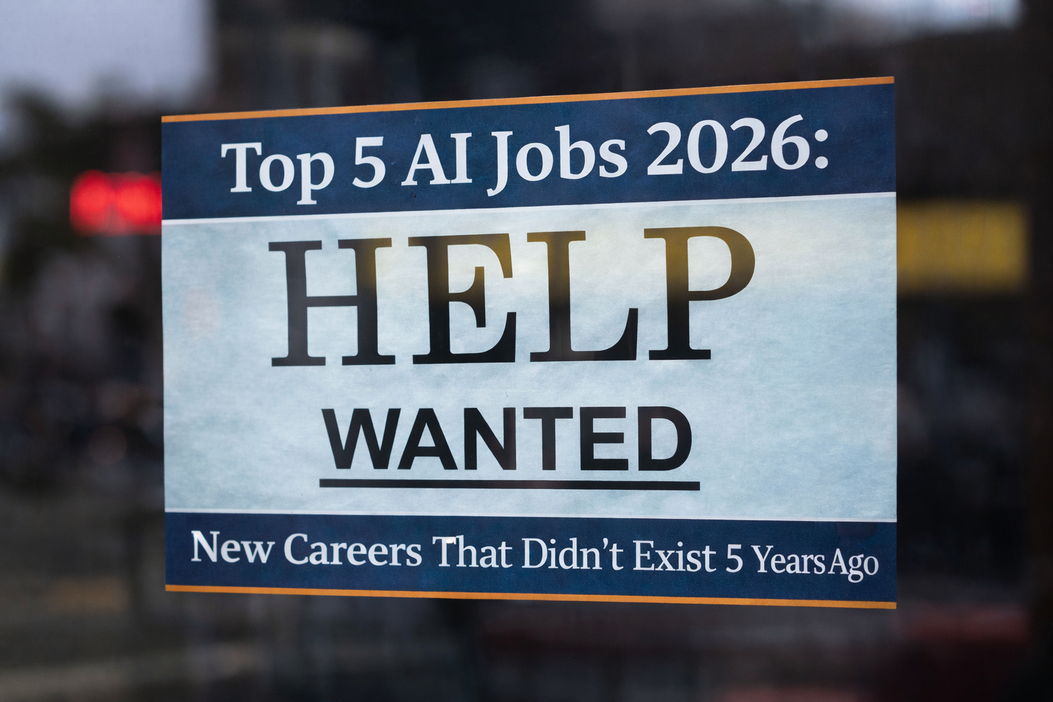 Top 5 AI Jobs 2026: New Careers That Didn’t Exist 5 Years Ago