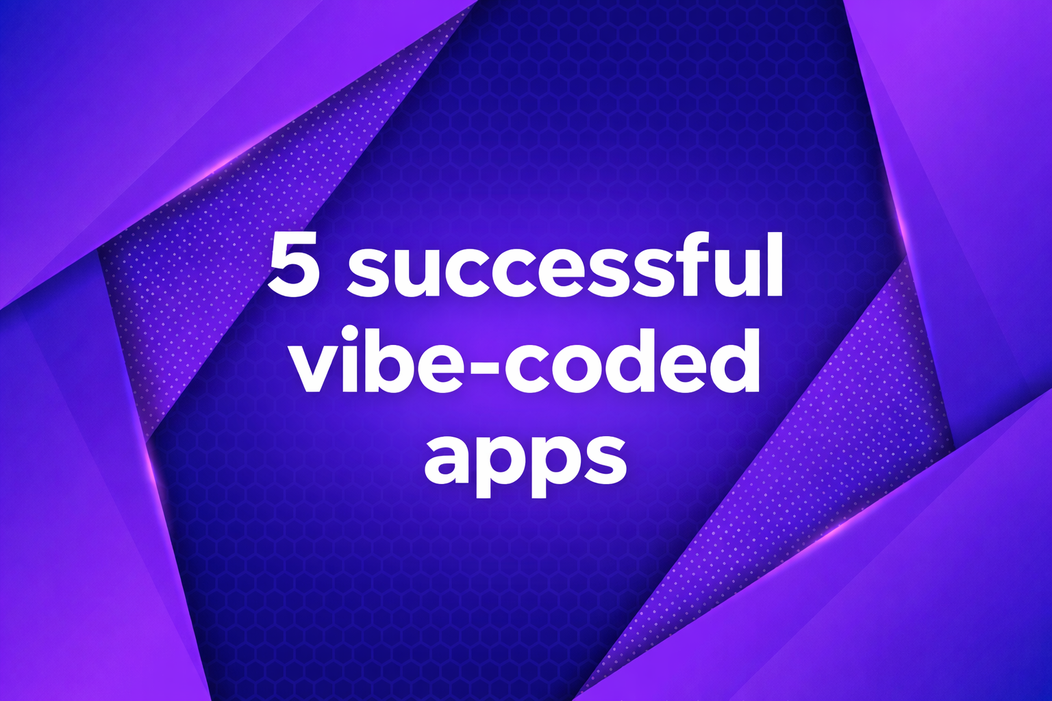 5 Vibe Coded Apps That Prove AI Slop Is a Myth (Real Revenue, Real Users)