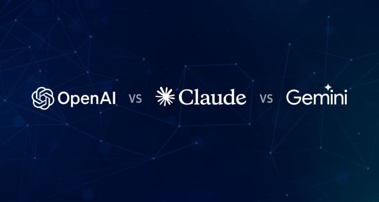 OpenAI GPT vs Anthropic Claude vs Google Gemini competing in the AI agent race