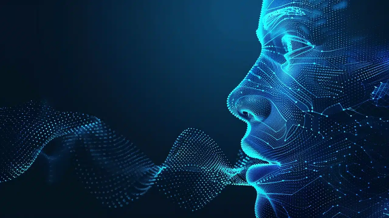 AI voice cloning sound wave visualization representing how scammers clone voices from 3 seconds of audio for phone scams