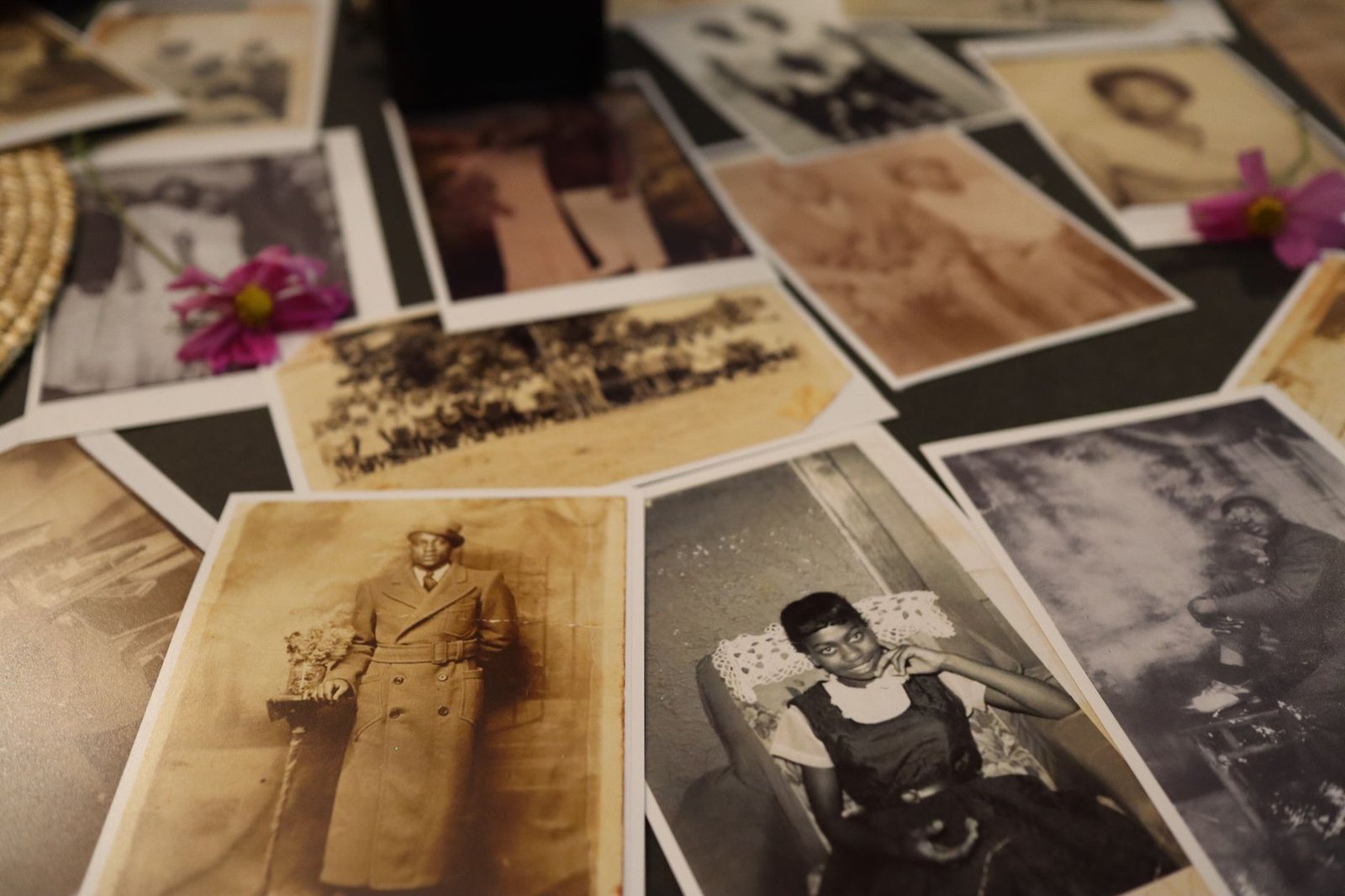 Meta Killed the Instagram AI Photo Feature. The Backlash Actually Worked. 2 Vintage personal photographs scattered on a table, like the Instagram photos Meta Muse Image could reference