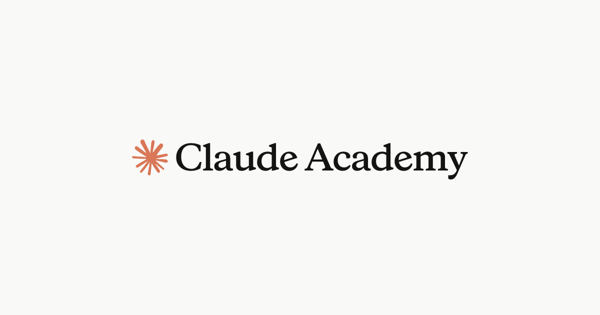 Official Claude Academy artwork from Anthropic's new free learning hub