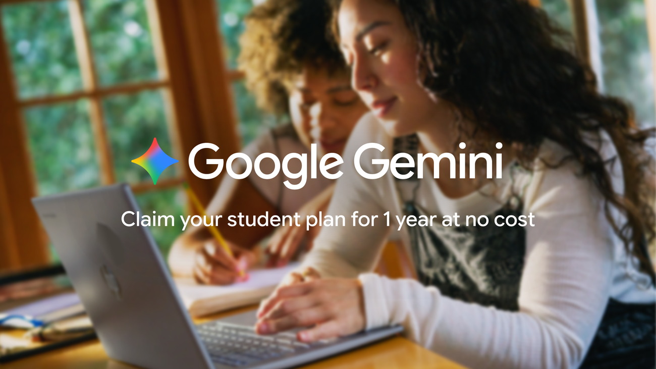 Google's official artwork announcing the Gemini student offer for back to school 2026
