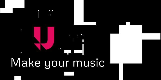 Official Udio site artwork for its licensed AI music platform
